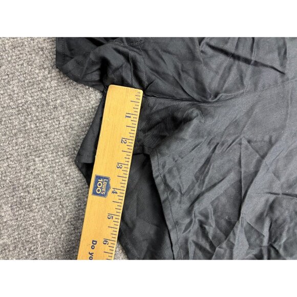 Volcom Happy Clouds Romper Women's Large Black Button Up Pockets NWT - Picture 7 of 10